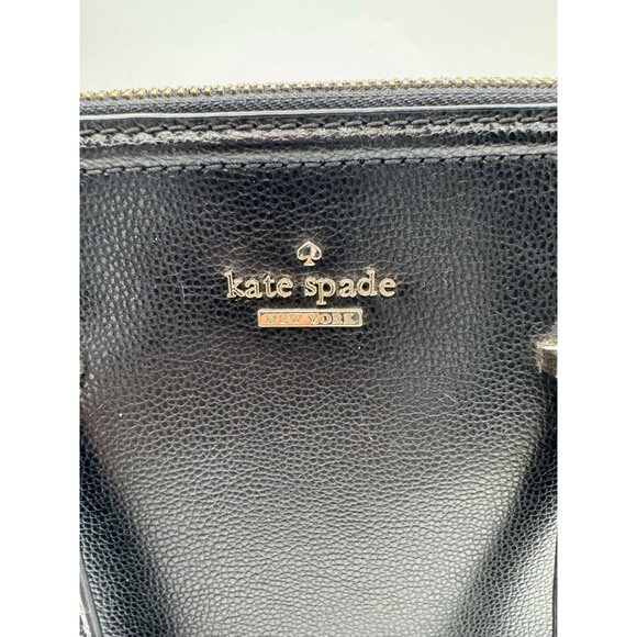 Kate Spade New York Patterson Drive Black Leather Dome Satchel bag - Picture 10 of 16